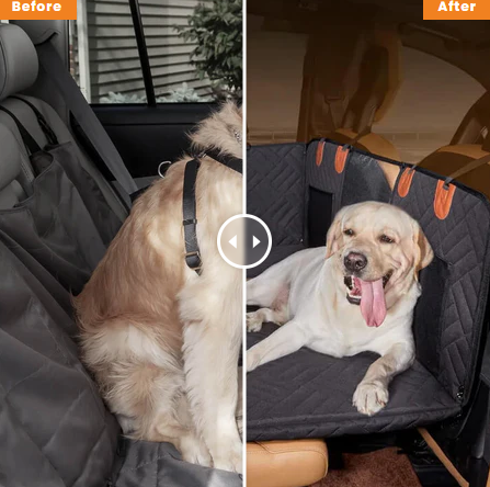 RuffRover 2.0™ - Hard Bottom Dog Car Seat Protector